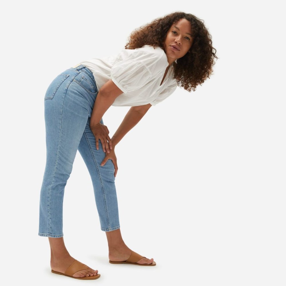 EVERLANE THE HIGH RISE CHEEKY STRAIGHT JEAN